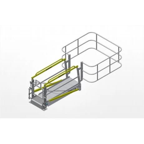 Folding Stair for Loading Gantry